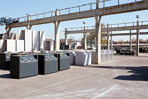  Fertige Abfall-Sammelsysteme von Paul Wolff, bereit für die Logistik  
